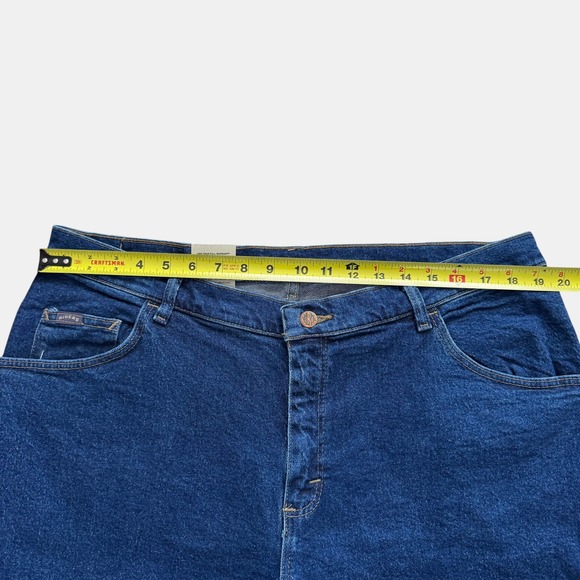 Riders Lee Vintage Deadstock NWT Straight Jeans Blue High rise mom 16 18W USA - Picture 4 of 15